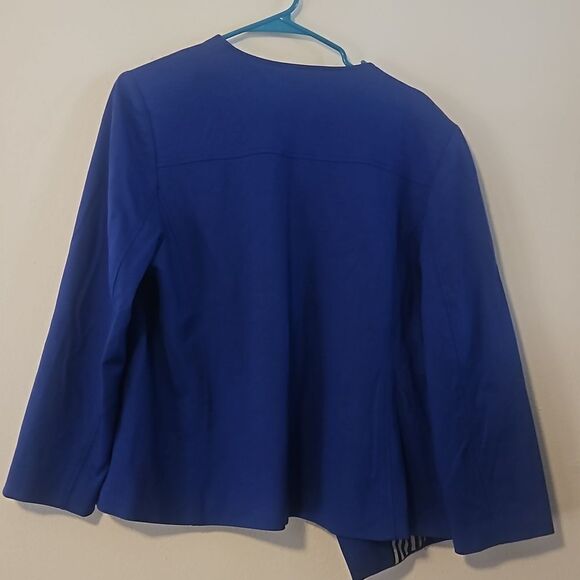 CHICO'S WOMAN BLAZER 2 BLUE - Picture 5 of 5